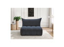 Azra - 2 Seater Armless Chair for Modular Sofa - Bouclette Fabric