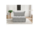 Azra - 2 Seater Armless Chair for Modular Sofa - Bouclette Fabric