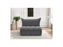 Azra - 2 Seater Armless Chair for Modular Sofa - Bouclette Fabric