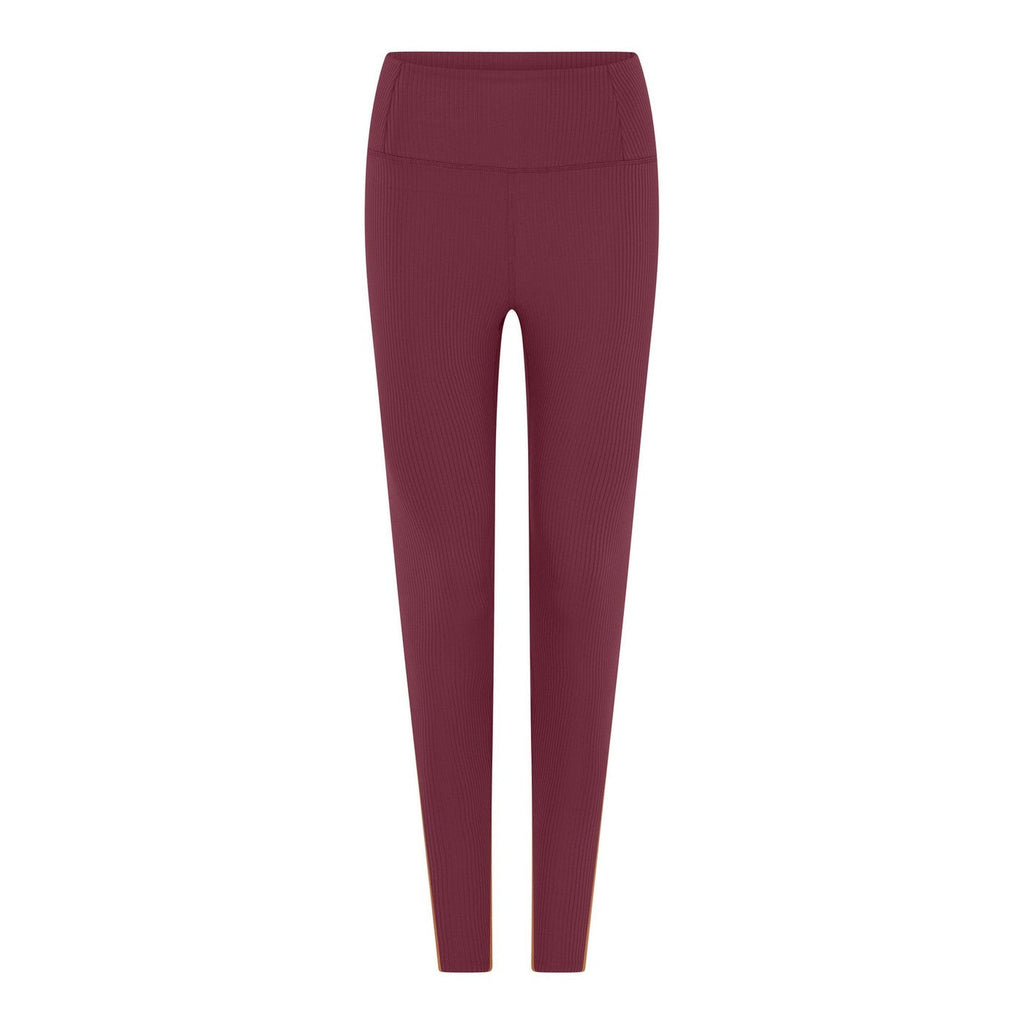 Legging - Rib High-Rise Legging - Goji