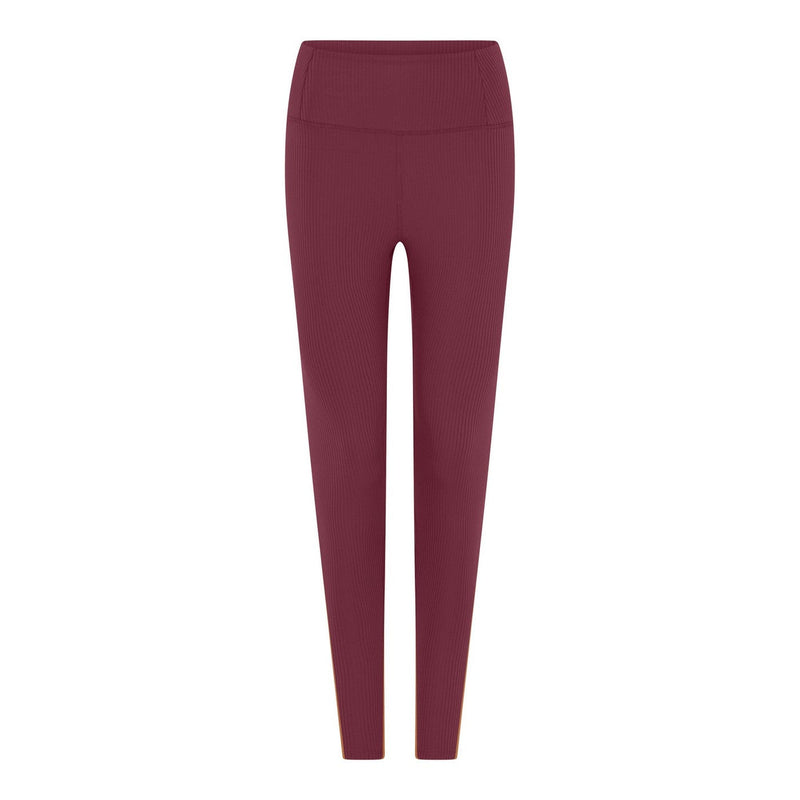 Girlfriend Collective - Leggings - Leggings de tiro alto acanalados - Goji