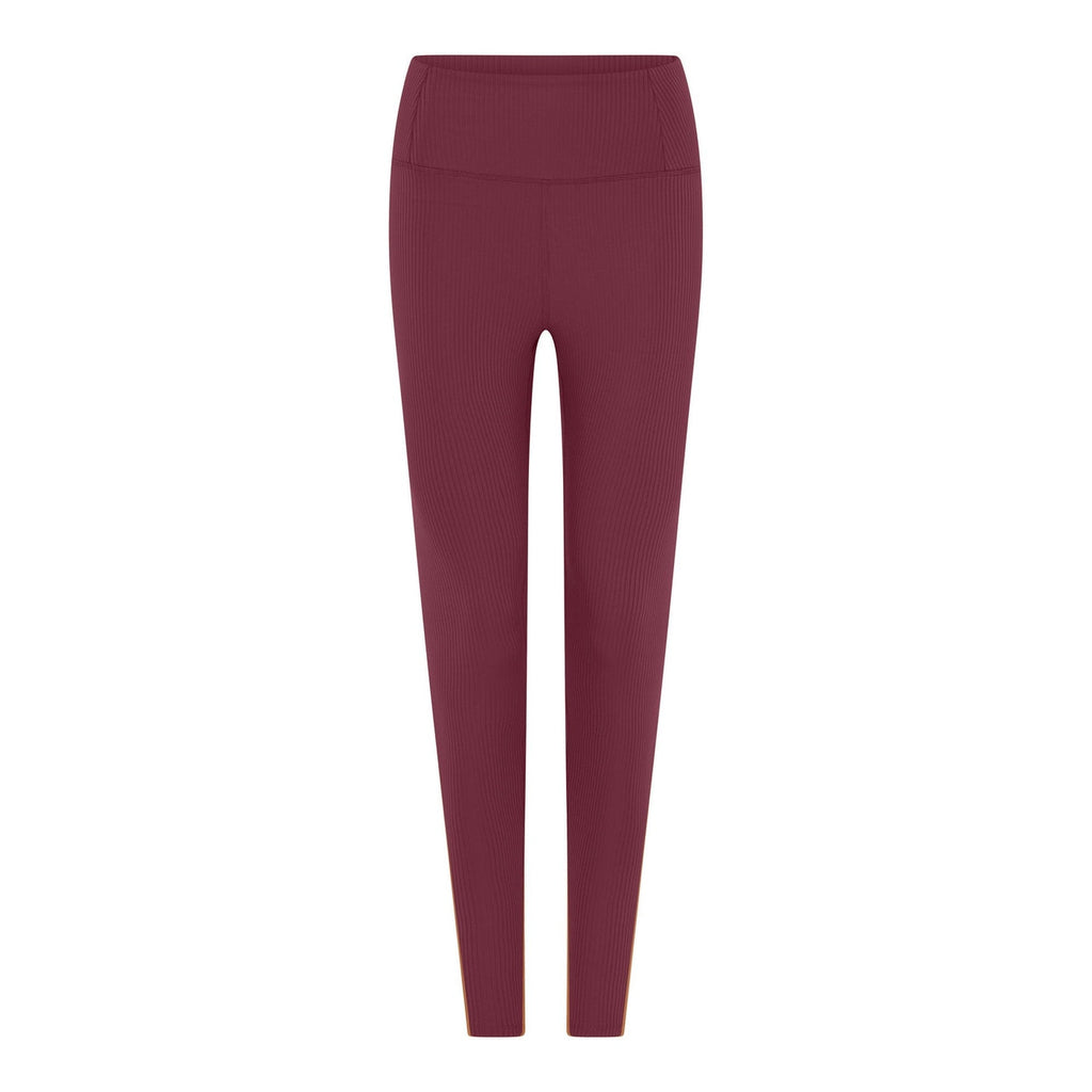Legging - Rib High-Rise Legging - Goji