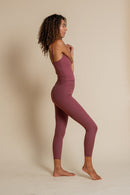 Girlfriend Collective - Leggings - Leggings de tiro alto acanalados - Goji