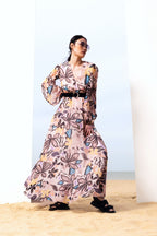 Vestido de flores con estampado Ellen