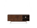 Mueble TV Berenice De 2 Puertas De Madera Maciza De Mango