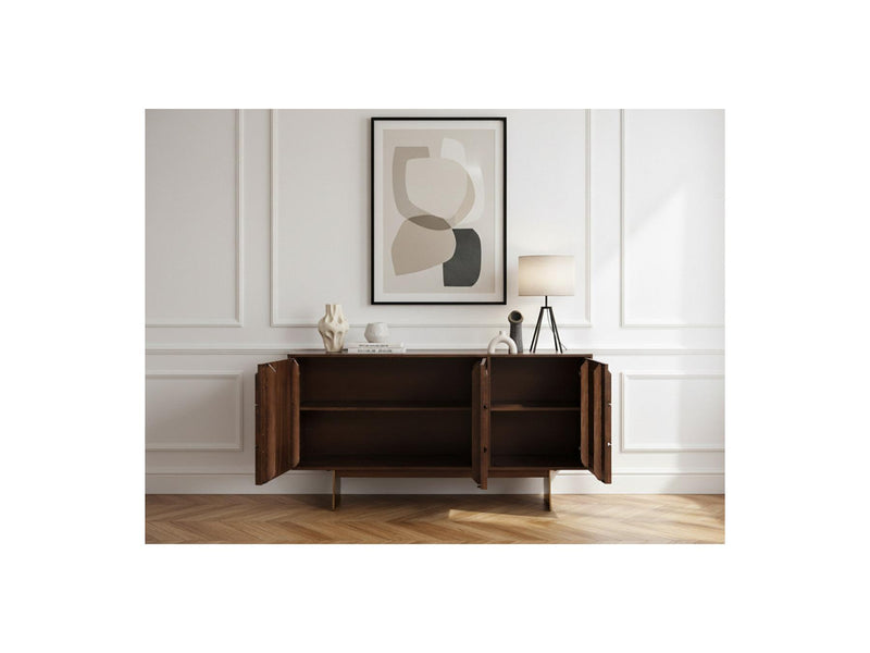 Berenice - Buffet 3 Portes - Bois Massif De Manguier