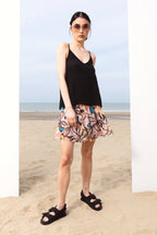 Falda con estampado de flores Layla
