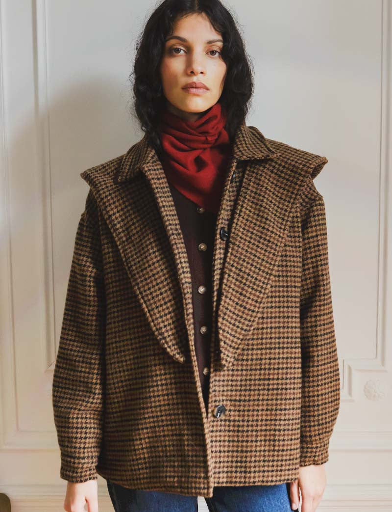 Cappotto A Quadri Rony