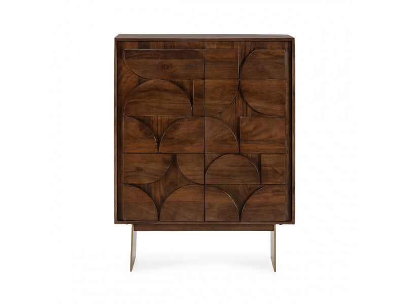 Berenice High Sideboard 2 Doors Solid Mango Wood