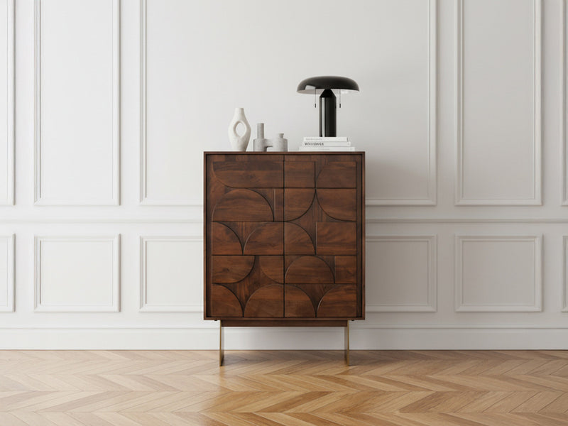 Berenice High Sideboard 2 Doors Solid Mango Wood