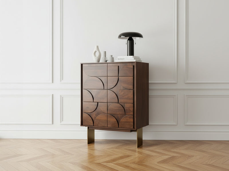 Berenice High Sideboard 2 Doors Solid Mango Wood