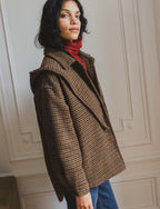 Cappotto A Quadri Rony