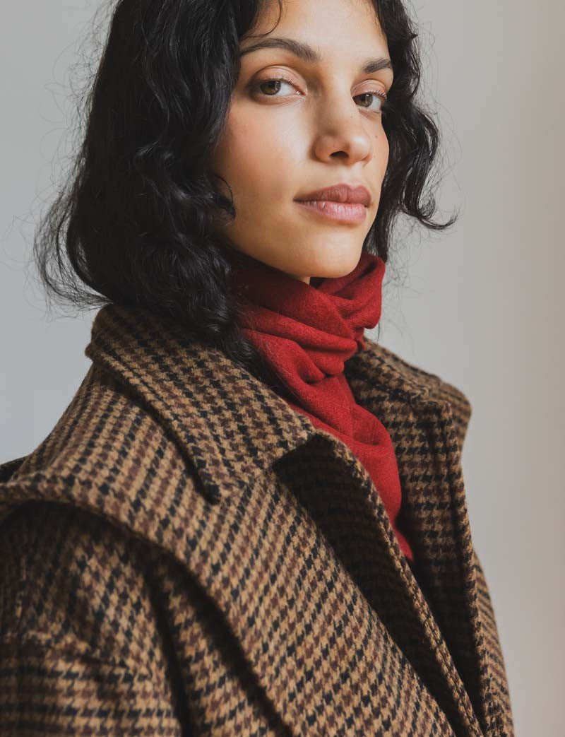 Cappotto A Quadri Rony