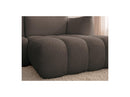 Azra - Canapé D'Angle Fixe Modulable - Tissu Bouclette - Angle Droit