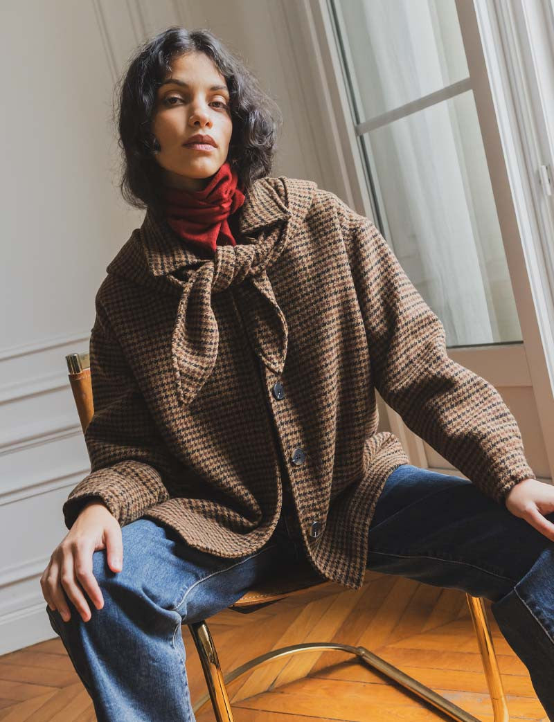 Cappotto A Quadri Rony