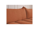 Azra - Canapé D'Angle Fixe Modulable - Tissu Bouclette - Angle Droit