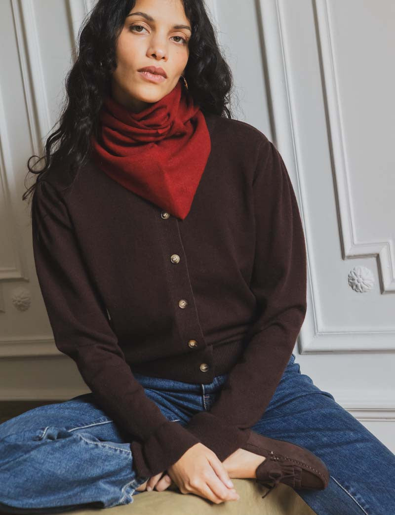 Gilet Marron Vani