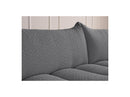 Azra - Canapé D'Angle Fixe Modulable - Tissu Bouclette - Angle Droit