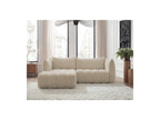Azra - Fixed Corner Sofa - Bouclé Fabric - Left Corner