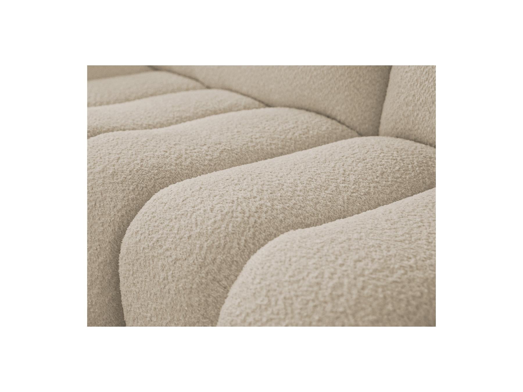 Azra - Fixed Corner Sofa - Bouclé Fabric - Left Corner
