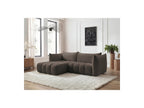 Azra - Fixed Corner Sofa - Bouclé Fabric - Left Corner