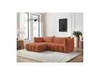 Azra - Fixed Corner Sofa - Bouclé Fabric - Left Corner