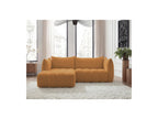 Azra - Fixed Corner Sofa - Bouclé Fabric - Left Corner