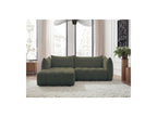 Azra - Fixed Corner Sofa - Bouclé Fabric - Left Corner