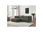 Azra - Fixed Corner Sofa - Bouclé Fabric - Left Corner