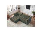 Azra - Fixed Corner Sofa - Bouclé Fabric - Left Corner