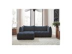 Azra - Fixed Corner Sofa - Bouclé Fabric - Left Corner