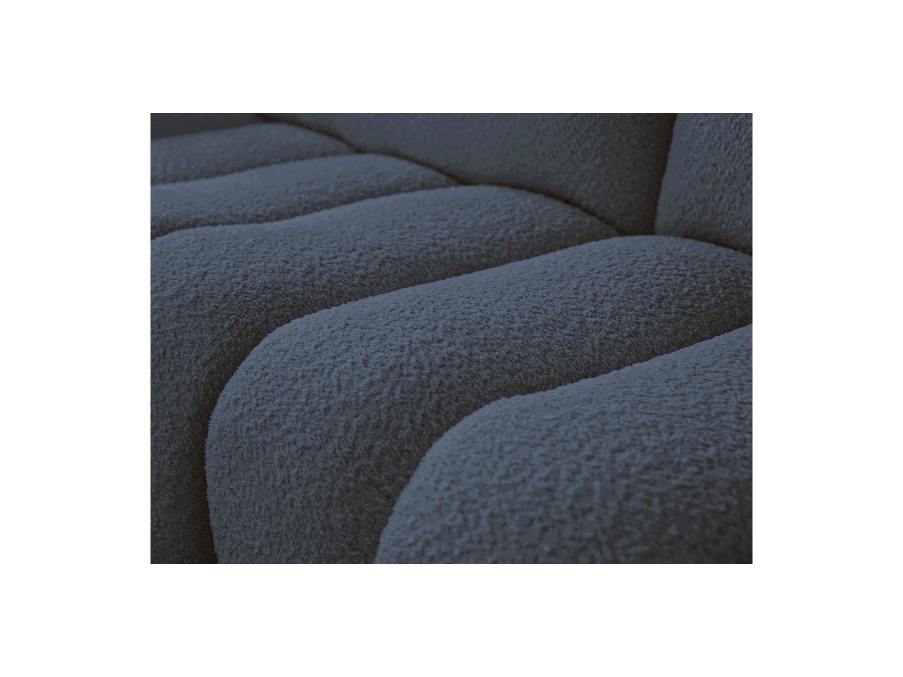 Azra - Fixed Corner Sofa - Bouclé Fabric - Left Corner