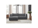 Azra - Fixed Corner Sofa - Bouclé Fabric - Left Corner