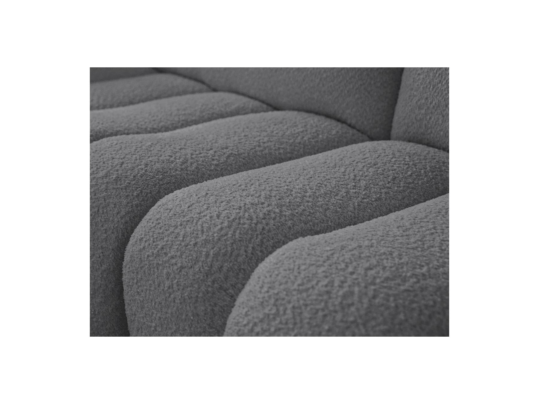 Azra - Fixed Corner Sofa - Bouclé Fabric - Left Corner