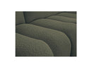 Azra - 4 Seater Curved Fixed Sofa - Bouclette Fabric - Right Angle