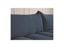 Azra - 4 Seater Curved Fixed Sofa - Bouclette Fabric - Right Angle