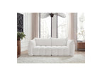 Azra - Fixed Straight 3-Seater Sofa - Bouclé Fabric