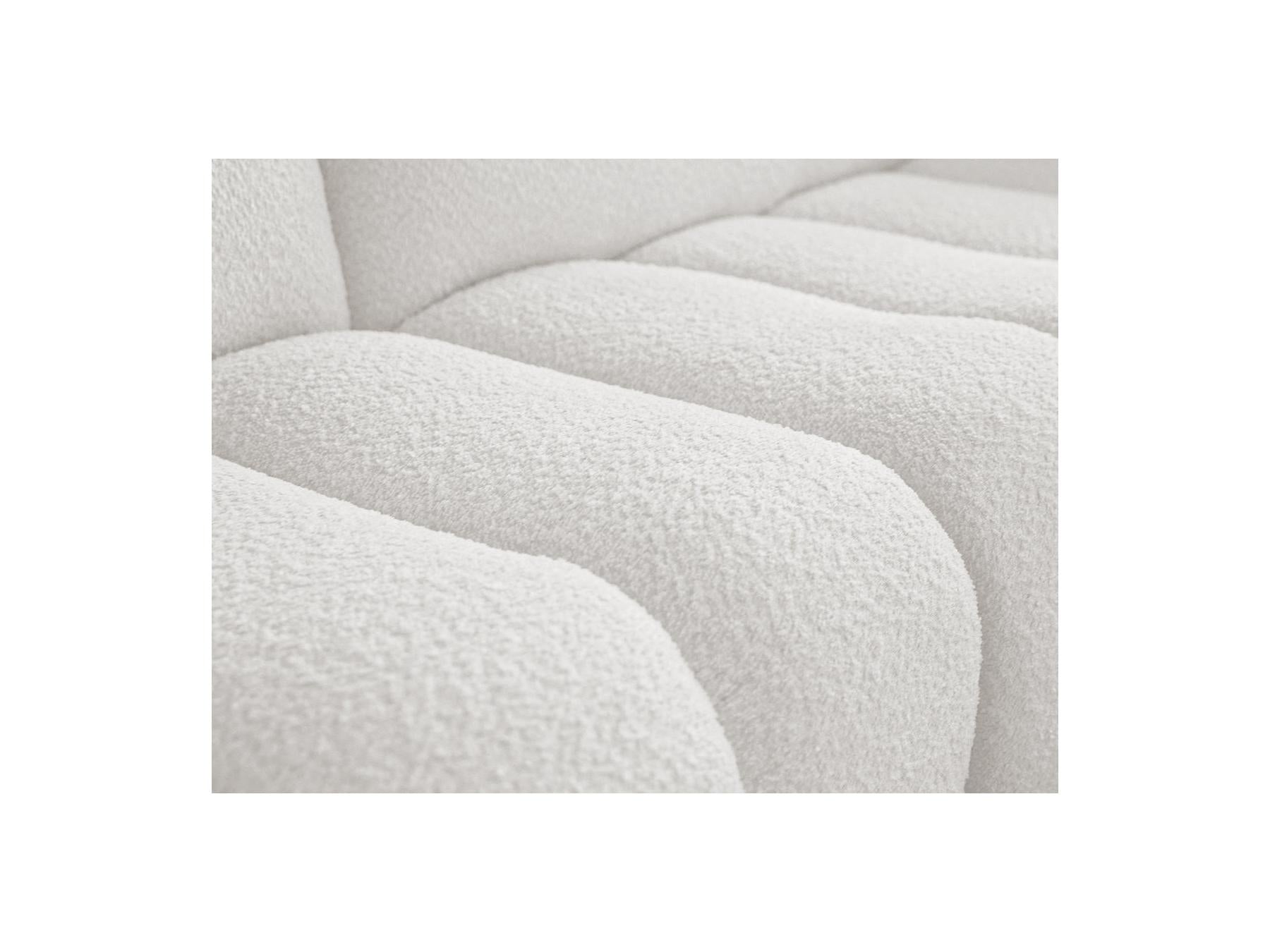 Azra - Fixed Straight 3-Seater Sofa - Bouclé Fabric