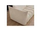 Azra - Fixed Straight 3-Seater Sofa - Bouclé Fabric