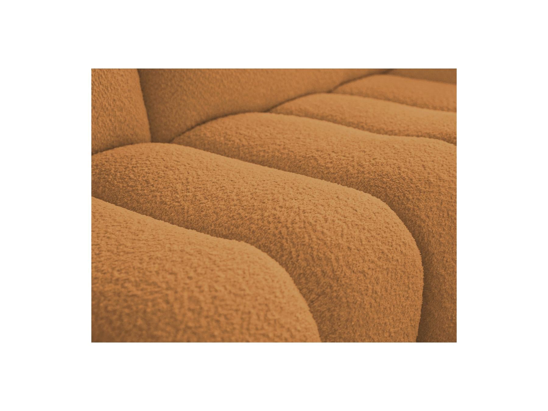 Azra - Fixed Straight 3-Seater Sofa - Bouclé Fabric