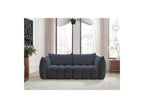 Azra - Fixed Straight 3-Seater Sofa - Bouclé Fabric