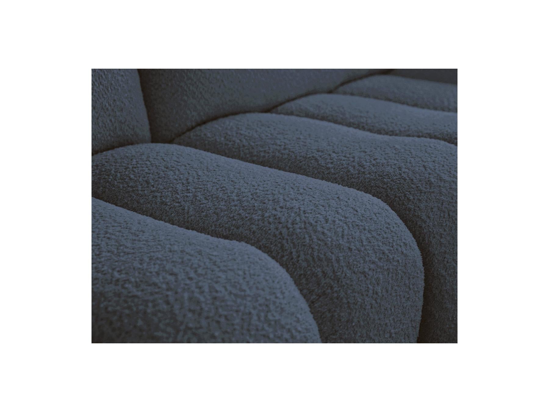Azra - Fixed Straight 3-Seater Sofa - Bouclé Fabric