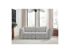 Azra - Fixed Straight 3-Seater Sofa - Bouclé Fabric