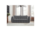 Azra - Fixed Straight 3-Seater Sofa - Bouclé Fabric