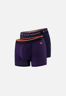 Lot De 2 Boxers En Coton - Boxers Marine Kdo Indigo