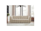 Azra - Fixed Straight 4-Seater Sofa - Bouclé Fabric