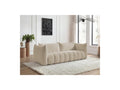 Azra - Fixed Straight 4-Seater Sofa - Bouclé Fabric