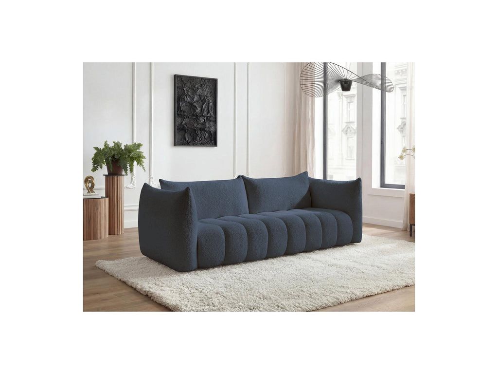Azra - Fixed Straight 4-Seater Sofa - Bouclé Fabric