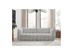 Azra - Fixed Straight 4-Seater Sofa - Bouclé Fabric