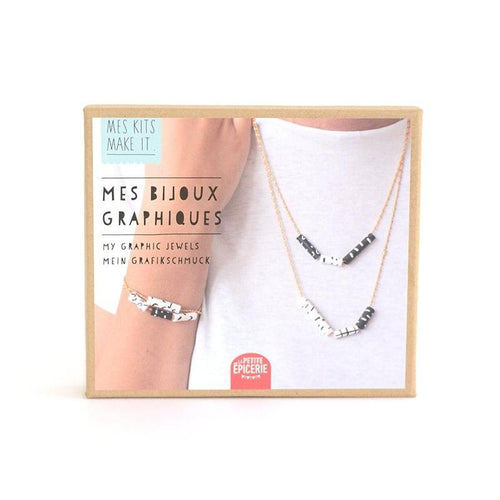 Acheter Kit MKMI - Mes bijoux graphiques - DIY - 18,99 € en ligne sur La Petite Epicerie - Loisirs créatifs